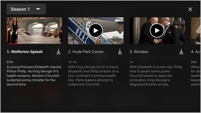 Netflix-iPhone-Episodes-Change كيفية تغيير المواسم أو الحلقات على Netflix