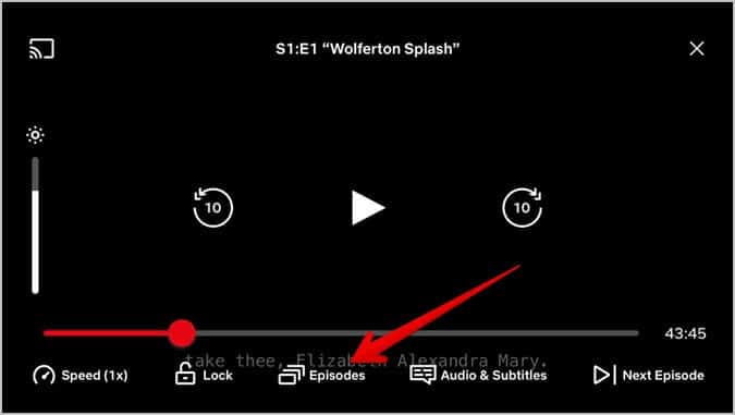 Netflix-iPhone-Episodes-View كيفية تغيير المواسم أو الحلقات على Netflix