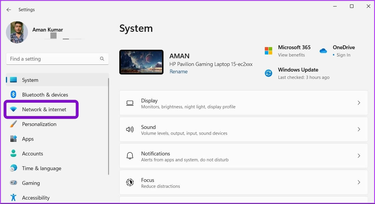 Network-Internet-option-1 كيفية إصلاح عدم تثبيت الميزات الاختيارية على Windows 11