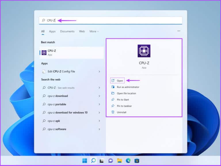 Open-CPU-Z-1-768x578-1 أفضل 5 طرق للتحقق من سرعة ذاكرة الوصول العشوائي على Windows 11