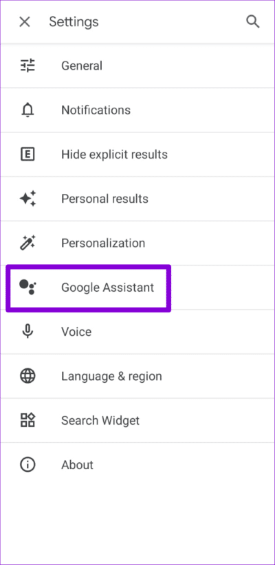 Open-Google-Assistant-Settings-500x1024-1 أفضل 7 طرق لإصلاح عدم عمل Bixby على هواتف Samsung Galaxy