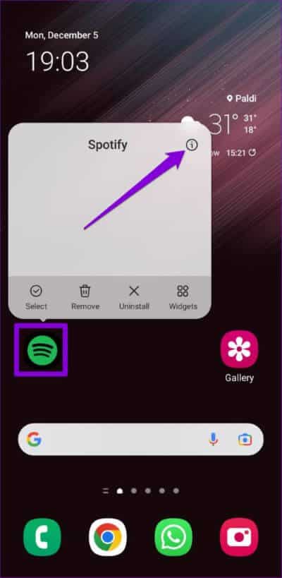 Open-Spotify-App-Info-2-500x1024-1 أفضل 8 طرق لإصلاح عدم عمل بحث Spotify على Android و iPhone