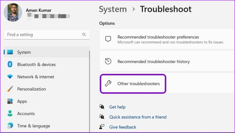Other-troubleshooter-24-768x436-1 أفضل 7 إصلاحات لذهاب الكمبيوتر إلى النوم بشكل عشوائي على Windows 11