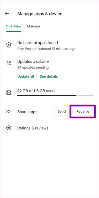 Receive-Apps-From-Android-Device-via-Play-Store-512x1024-1 أفضل طريقتين لمشاركة التطبيقات بين أجهزة Android
