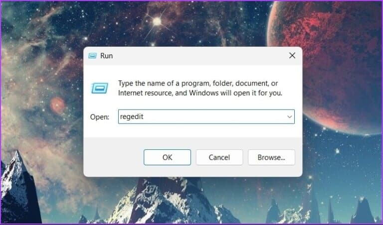 Regedit-command-768x452-1 أفضل 7 إصلاحات لذهاب الكمبيوتر إلى النوم بشكل عشوائي على Windows 11