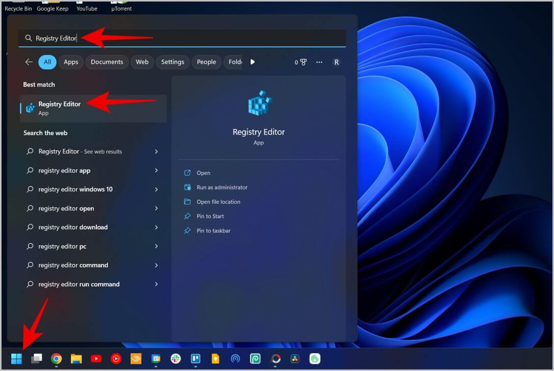 Registry-Editor-on-Windows كيفية ضبط قنوات الصوت اليمنى واليسرى على Windows 11 و 10