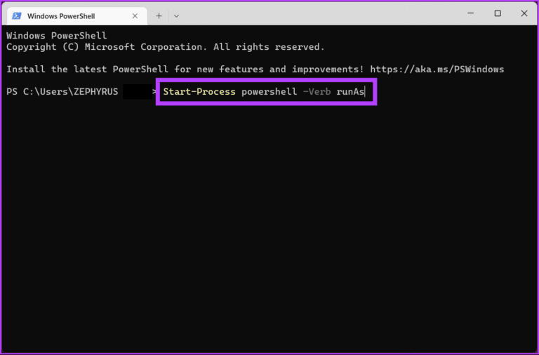 Run-PowerShell-as-Administrator_14-768x506-1 8 طرق لتشغيل PowerShell كمسؤول في Windows 11