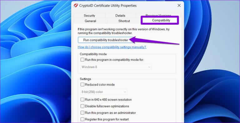 Run-Program-Compatibilty-Troubleshooter-768x393-1 أفضل 6 طرق لإصلاح خطأ لا يمكن تشغيل هذا التطبيق على جهاز الكمبيوتر Windows 11