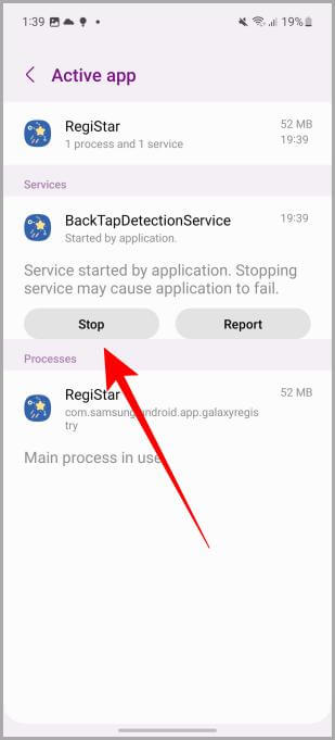 Running Services Settings Samsung Galaxy - 15 طريقة لإصلاح هواتف Samsung Galaxy تستنزف البطارية بشكل أسرع