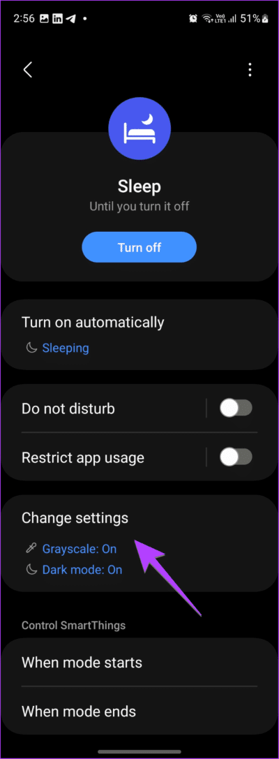 Samsung-Galaxy-Phone-Modes-Sleep-Settings-565x1536-1 كيفية تشغيل الوضع الداكن أو إيقاف تشغيله على هواتف Samsung Galaxy