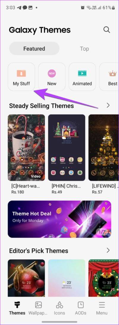 Samsung-Galaxy-Phone-Theme-566x1536-1 كيفية تشغيل الوضع الداكن أو إيقاف تشغيله على هواتف Samsung Galaxy