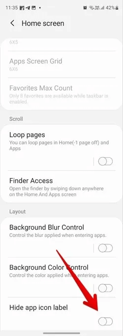 Samsung-Good-Lock-Hide-App-Label.jpg 20 نصيحة من أجل تخصيص الشاشة الرئيسية على هواتف Samsung