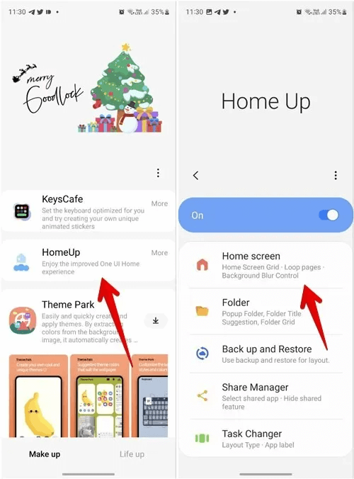 Samsung-Good-Lock-Home-Screen.jpg 20 نصيحة من أجل تخصيص الشاشة الرئيسية على هواتف Samsung