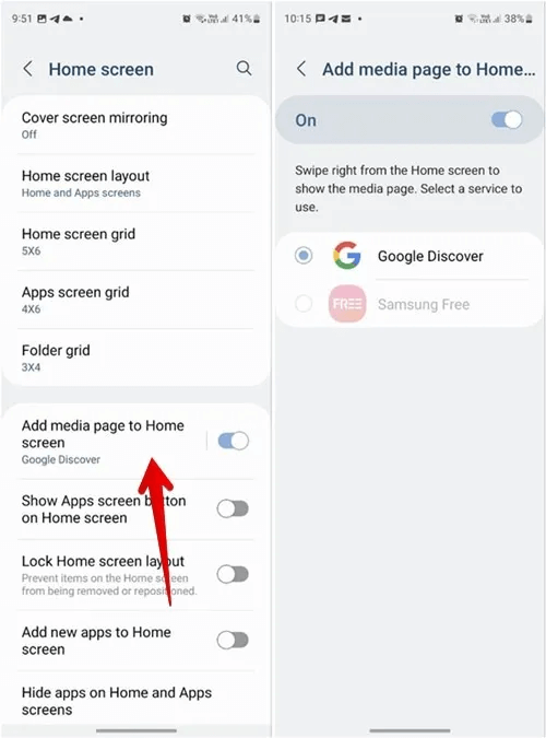 Samsung-Home-Screen-Google-Feed.jpg 20 نصيحة من أجل تخصيص الشاشة الرئيسية على هواتف Samsung