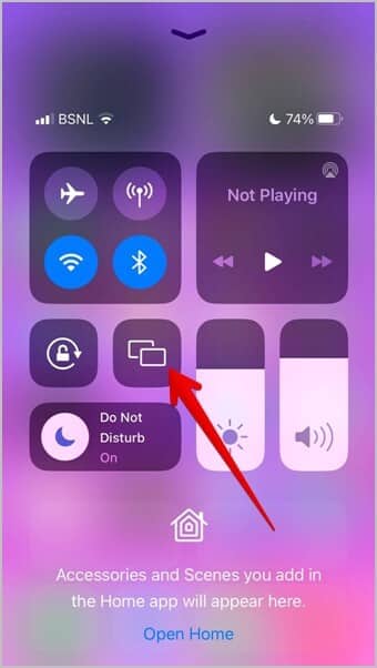 Samsung-Screen-Mirror-iPhone 15 طريقة لإصلاح عدم عمل عكس الشاشة أو Cast على تلفزيون Samsung