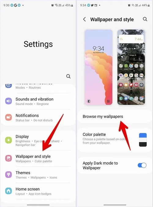 Samsung-Wallpaper-Settings.jpg 20 نصيحة من أجل تخصيص الشاشة الرئيسية على هواتف Samsung