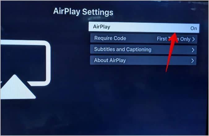 Samsung-apple-airplay-On-off 15 طريقة لإصلاح عدم عمل عكس الشاشة أو Cast على تلفزيون Samsung