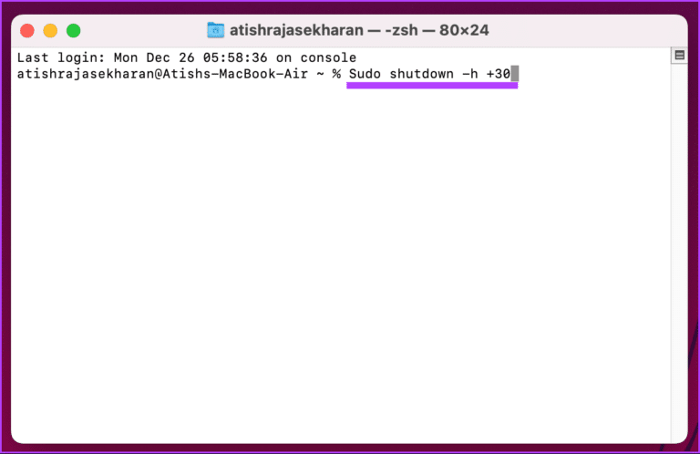 Schedule-Shutdown-Timer-on-Mac_8-1-768x498-1 3 طرق لجدولة مؤقت لإيقاف تشغيل نظام Mac