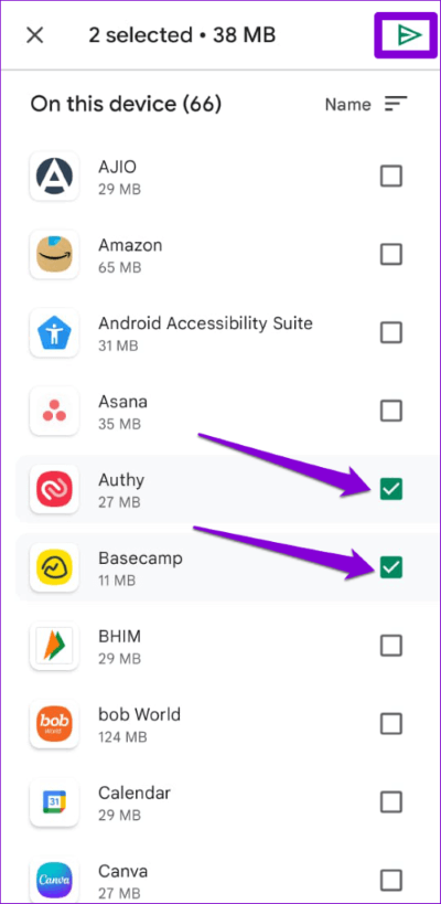 Send-Apps-to-Another-Android-Device-via-Play-Store-500x1024-1 أفضل طريقتين لمشاركة التطبيقات بين أجهزة Android