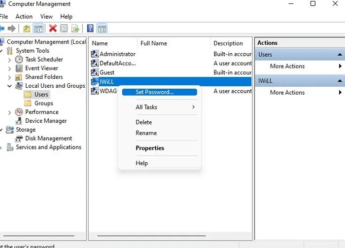 Set-password.jpg 8 طرق لإصلاح شاشة تسجيل الدخول إلى Windows المفقودة