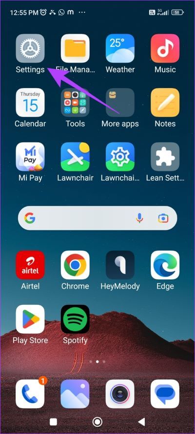 Settings-Android كيفية تغيير اسم نقطة الاتصال وكلمة المرور على iPhone و Android