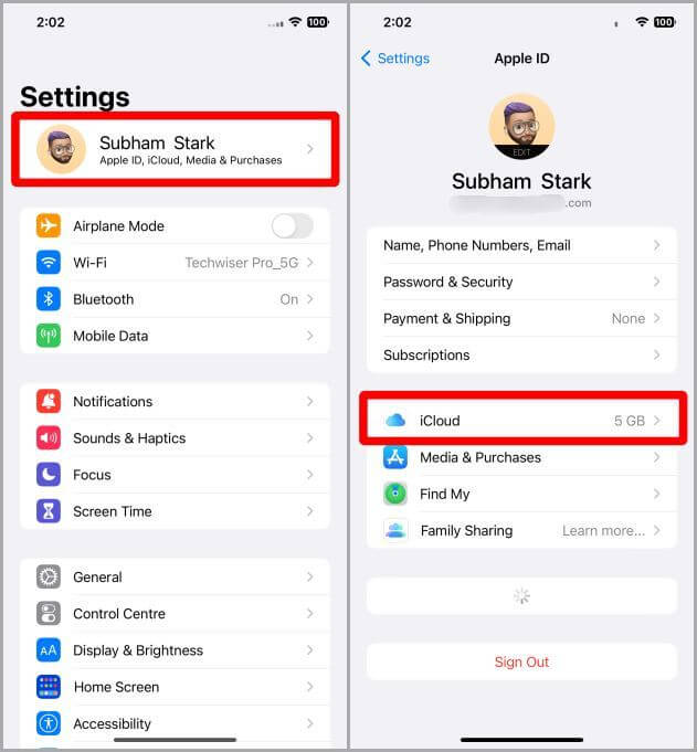 Settings-iOS-1 كيفية الحصول على صور كاملة الدقة مرة أخرى على iPhone من iCloud