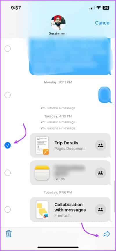 Share-or-forward-a-project-in-Messages-5-475x1024-1 كيفية التعاون في المشاريع باستخدام الرسائل على iPhone و iPad و Mac