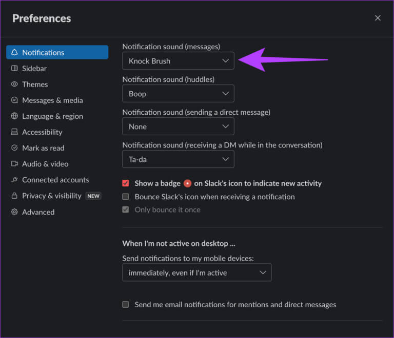 Slack-no-sound-17-768x660-1 أفضل 10 طرق لإصلاح عدم إصدار صوت إشعار Slack على Mac