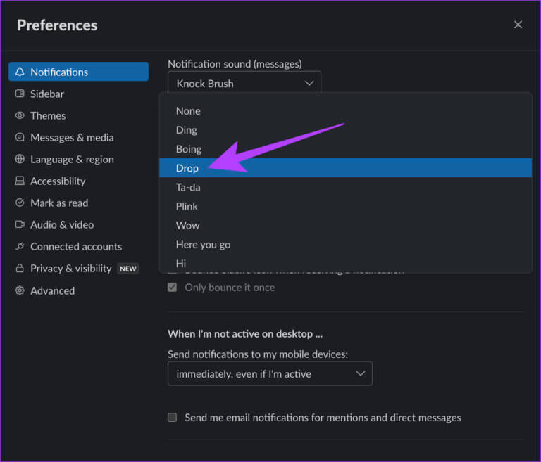 Slack-no-sound-18-768x657-1 أفضل 10 طرق لإصلاح عدم إصدار صوت إشعار Slack على Mac