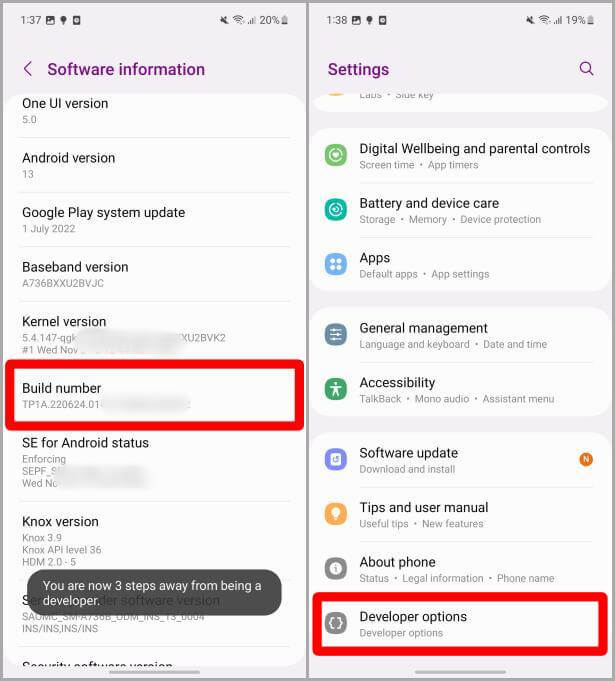 Software Information Settings Samsung Galaxy 1 - 15 طريقة لإصلاح هواتف Samsung Galaxy تستنزف البطارية بشكل أسرع
