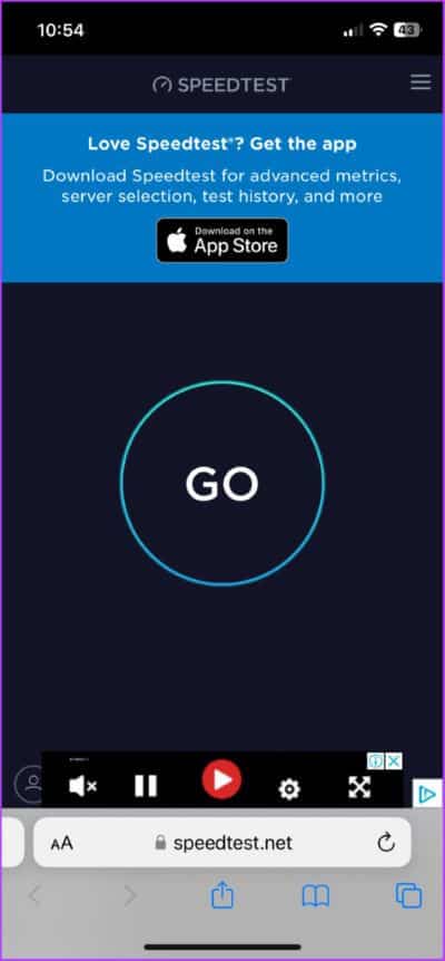 Speed-test-to-Check-the-Internet-Connection-1-475x1024-1 10 طرق لإصلاح تعطل تطبيق YouTube أو عدم عمله على iPhone