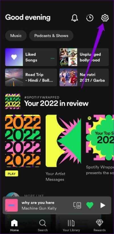 Spotify-App-Settings-500x1024-1 أفضل 8 طرق لإصلاح عدم عمل بحث Spotify على Android و iPhone