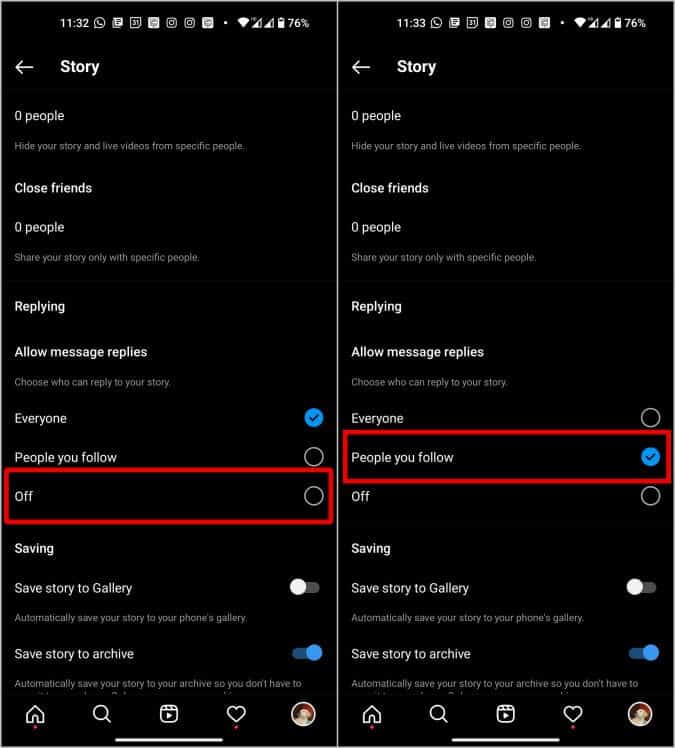 Story-reply-option-on-Instagram-Settings كيفية إيقاف الردود على قصص Instagram الخاصة بك