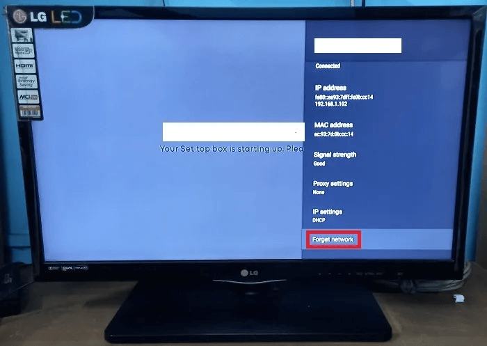 TV-WiFi-Not-Connecting-Forget-Network-Option-Selection.jpg التلفزيون غير متصل بشبكة Wi-Fi؟ إليك كيفية إصلاح المشكلة