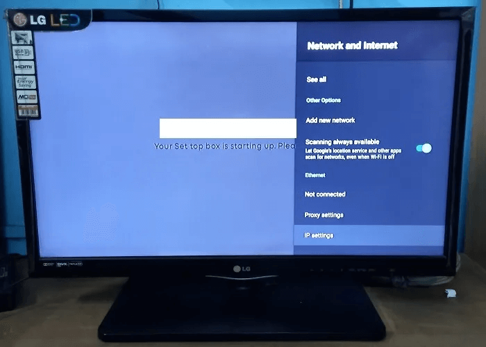 TV-WiFi-Not-Connecting-IP-Settings.jpg التلفزيون غير متصل بشبكة Wi-Fi؟ إليك كيفية إصلاح المشكلة