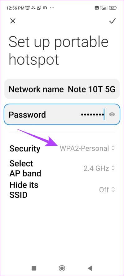 Tap-on-Security كيفية تغيير اسم نقطة الاتصال وكلمة المرور على iPhone و Android