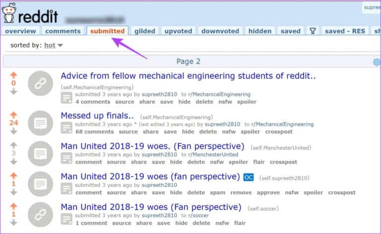 كيفية حذف جميع منشورات Reddit وتعليقاته على متصفح الويب - %categories