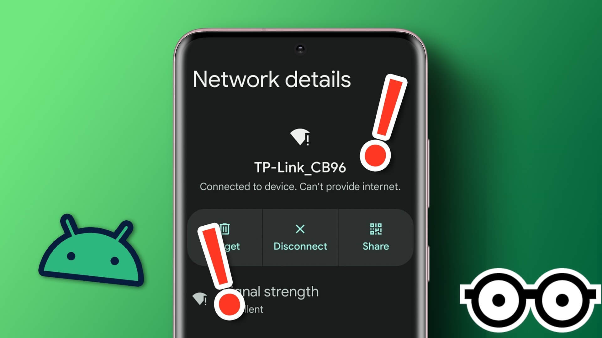 Top Ways to Fix Wi Fi Connected But No Internet on Android 1 - أفضل 8 طرق لإصلاح تم اتصال بالـ Wi-Fi ولكن لا يوجد إنترنت على Android