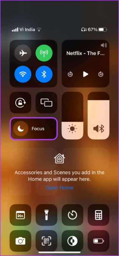 Turn-on-the-Focus-mode-1-475x1024-1 3 طرق لتشغيل أو إيقاف تشغيل الوضع الصامت على iPhone بدون مفتاح