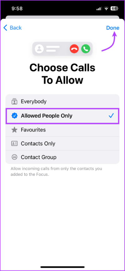 Use-Focus-to-Silence-iPhone-Without-Mute-Button-7-475x1024-1 3 طرق لتشغيل أو إيقاف تشغيل الوضع الصامت على iPhone بدون مفتاح