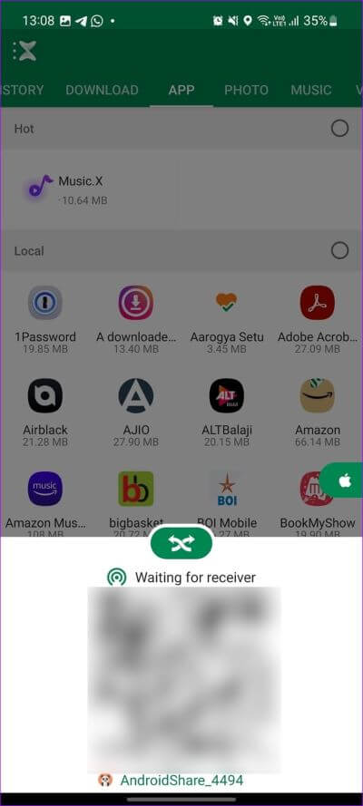 Use-Xender-to-Send-Pictures-from-Android-to-iPhone-1 أفضل 4 طرق لإرسال الصور من Android إلى iPhone
