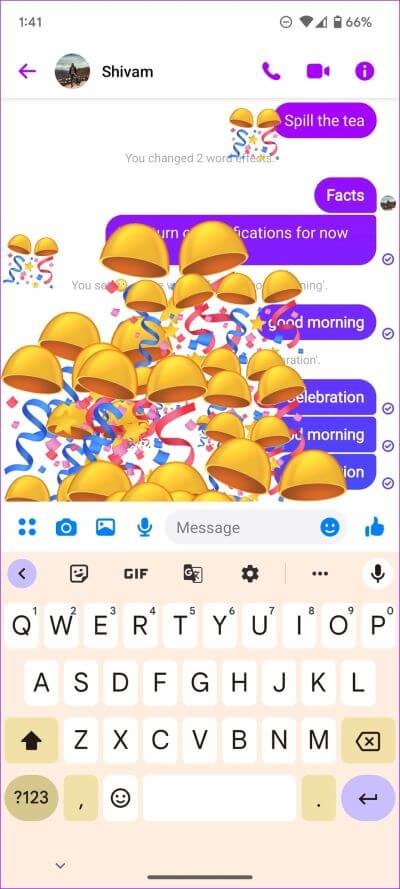 كيفية إضافة مؤثرات خاصة للكلمات على Facebook Messenger - %categories