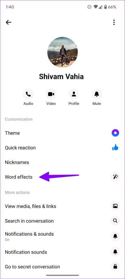 Use-special-effects-for-words-in-Facebook-Messenger-7 كيفية إضافة مؤثرات خاصة للكلمات على Facebook Messenger