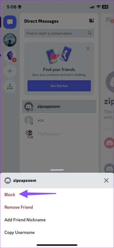 What-Happens-When-You-Block-Someone-on-Discord-9 ماذا يحدث عندما تحظر شخصًا ما على Discord
