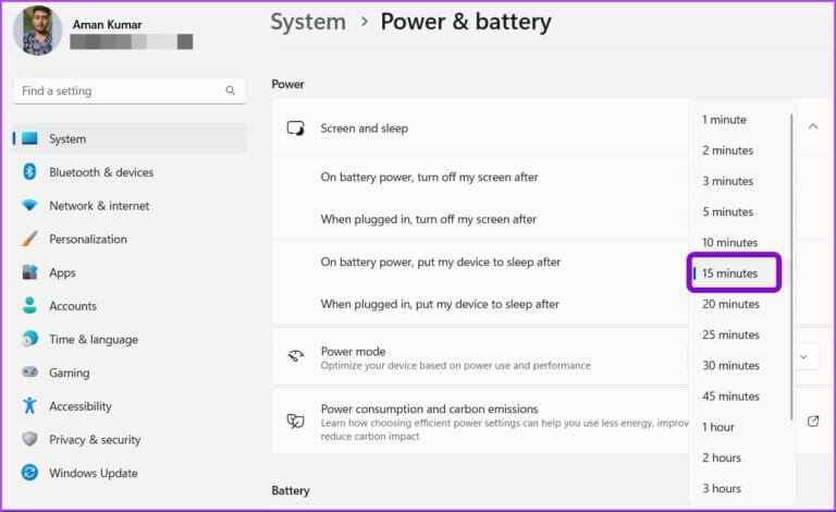 When-plugged-in-put-my-device-to-sleep-after-768x470-1 أفضل 7 إصلاحات لذهاب الكمبيوتر إلى النوم بشكل عشوائي على Windows 11