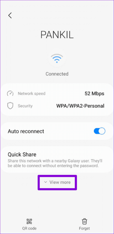 Wi-Fi-Network-on-Android-500x1024-1 أفضل 8 طرق لإصلاح تم اتصال بالـ Wi-Fi ولكن لا يوجد إنترنت على Android