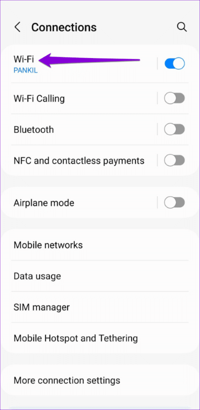 Wi-Fi-Settings-on-Android-4-500x1024-1 أفضل 8 طرق لإصلاح تم اتصال بالـ Wi-Fi ولكن لا يوجد إنترنت على Android