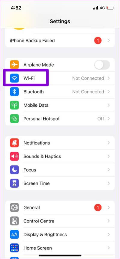 Wi-Fi-Settings-on-iPhone-4-474x1024-1 أفضل 8 طرق لإصلاح عدم اتصال YouTube بالإنترنت على Android و iPhone