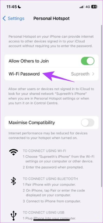 Wifi-Password-474x1024-1 كيفية تغيير اسم نقطة الاتصال وكلمة المرور على iPhone و Android