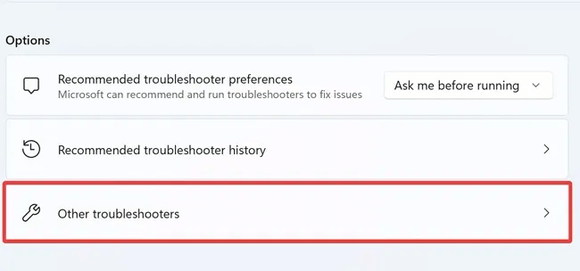 Windows-Indexing-Other-Troubleshooter.jpg 5 طرق لإصلاح خطأ Windows "تم إيقاف الفهرسة مؤقتًا"